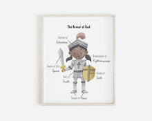 Load image into Gallery viewer, The Armor of God Art Print (Girl) 3
