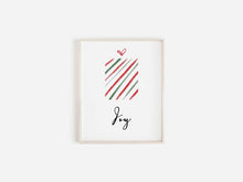 Load image into Gallery viewer, Set of 6 Watercolor Minimalist Christmas wall art
