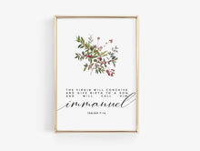 Load image into Gallery viewer, Set of 4 Watercolor Christmas Scripture prints
