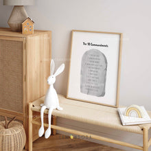 Load image into Gallery viewer, Nursery 10 Commandments art print

