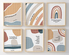Load image into Gallery viewer, Boho Set of 6 Kids scripture prints
