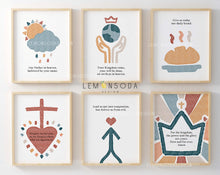 Load image into Gallery viewer, The Lords Prayer set of 6 prints
