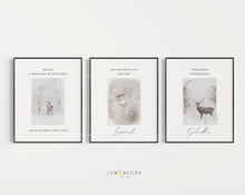 Load image into Gallery viewer, Set of 3 Christmas Scripture Wall Art
