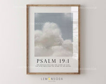 Load image into Gallery viewer, Psalm 19:1 print
