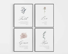 Load image into Gallery viewer, Love Grace Hope Faith Art Print
